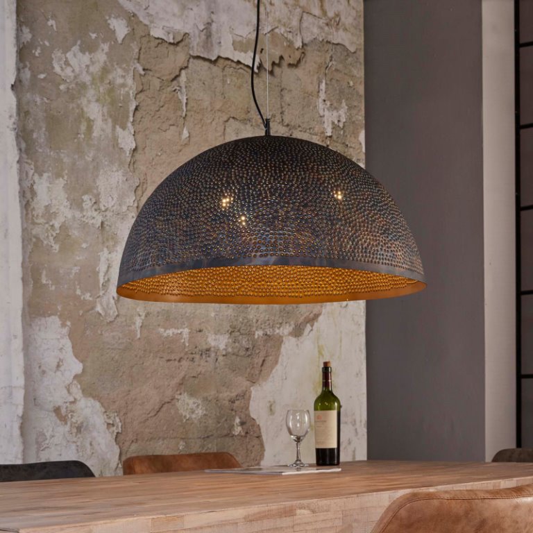 Perfora Loftlampe   Sort-brun Metal