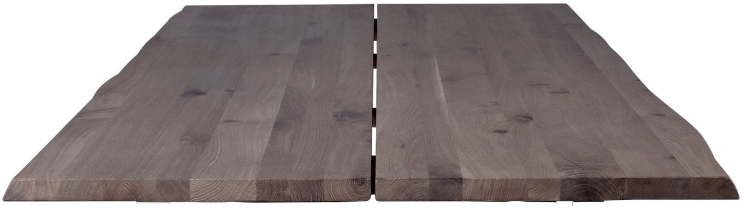 Plankebordplade House Of Sander Curve Egetræ Grå 180x95x3 Cm