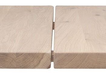 Plankebordsplade House Of Sander Hugin Egetræ Hvid 200x103x4 Cm