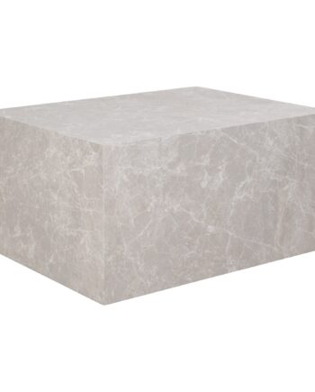 Prague Sofabord Sofabord  Marmor Look  Beige 60x80x40 Cm