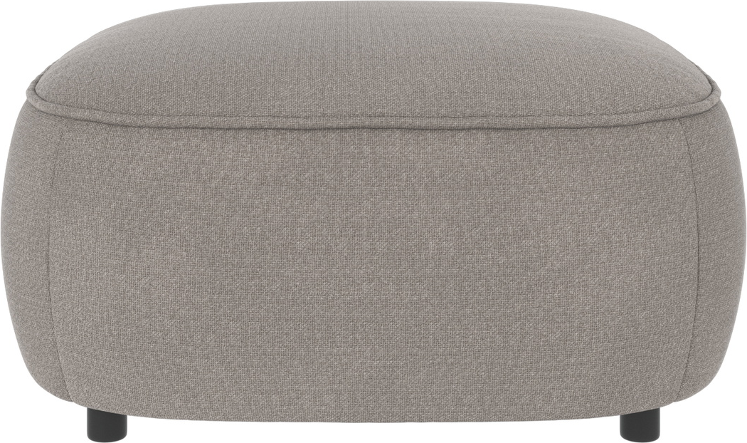 Puf Til Sofa Fodskammel Rowico Norris ø89 Cm Lysegrå Rita Polyester