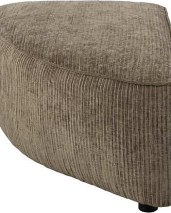Puf Zuiver Element Hunter Brungrå Modulær Siddepuf   Ribbet Stof 100ã 60ã 38 Cm
