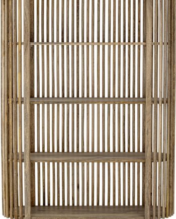 Reol Creative Collection Sali Mangotræ Brun 172x32x121 Cm Luftig Tremmestruktur