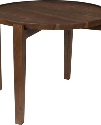 Rundt Sofabord Dutchbone Shane   Akacietræ Kaffe-brun ø59   H40 Cm Vintage