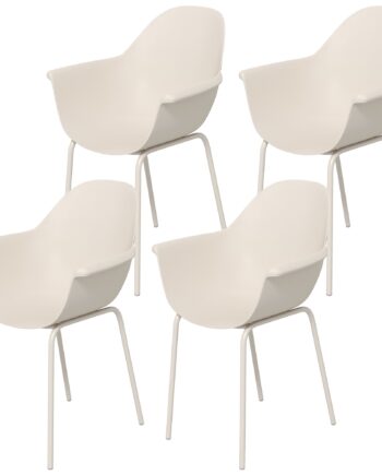 Sæt Med   Havestole Udendørsstole Havestol Moderne Design 59 Cm   55 Cm   84 Cm Grå