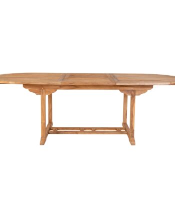 Salamanca Udtræksspisebord Udtræksspisebord   Teaktræ  Natur  90x180 240x75 Cm