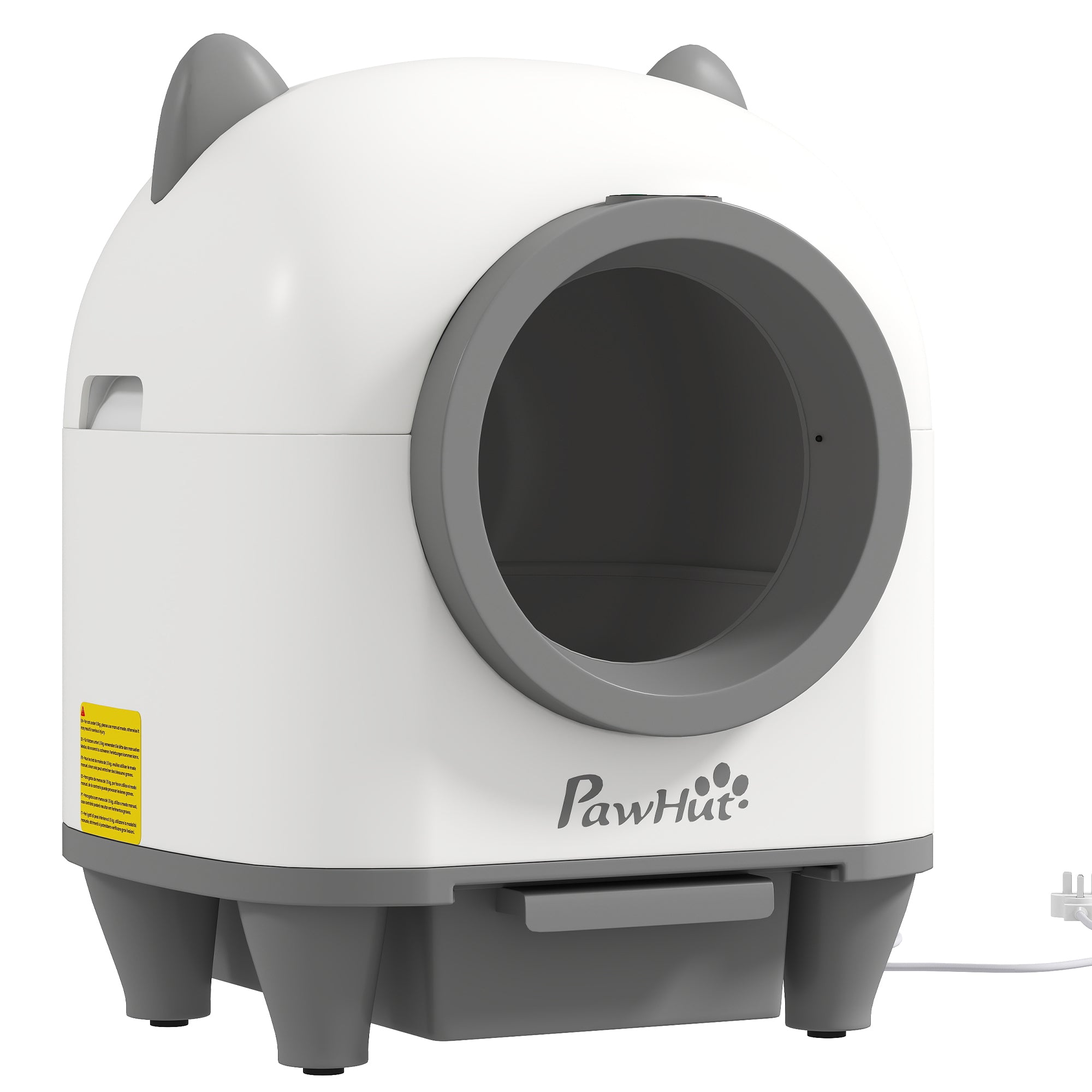 Selvrensende Kattebakke Med App-kontrol 80 Lugtfjerner Til Flere Katte