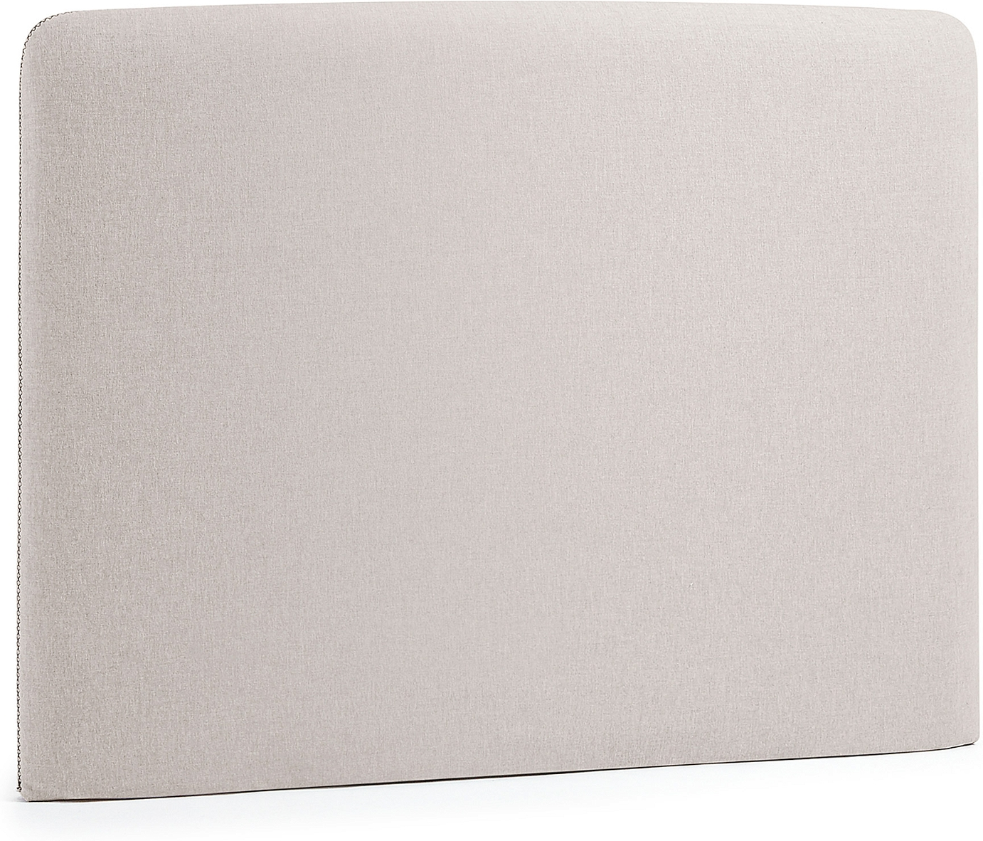 Sengegavl Kave Home Dyla Polstret Hovedgærde Beige Stof H76xb108 Cm Nordisk Design Bæredygtig Teflon Pletafvisende