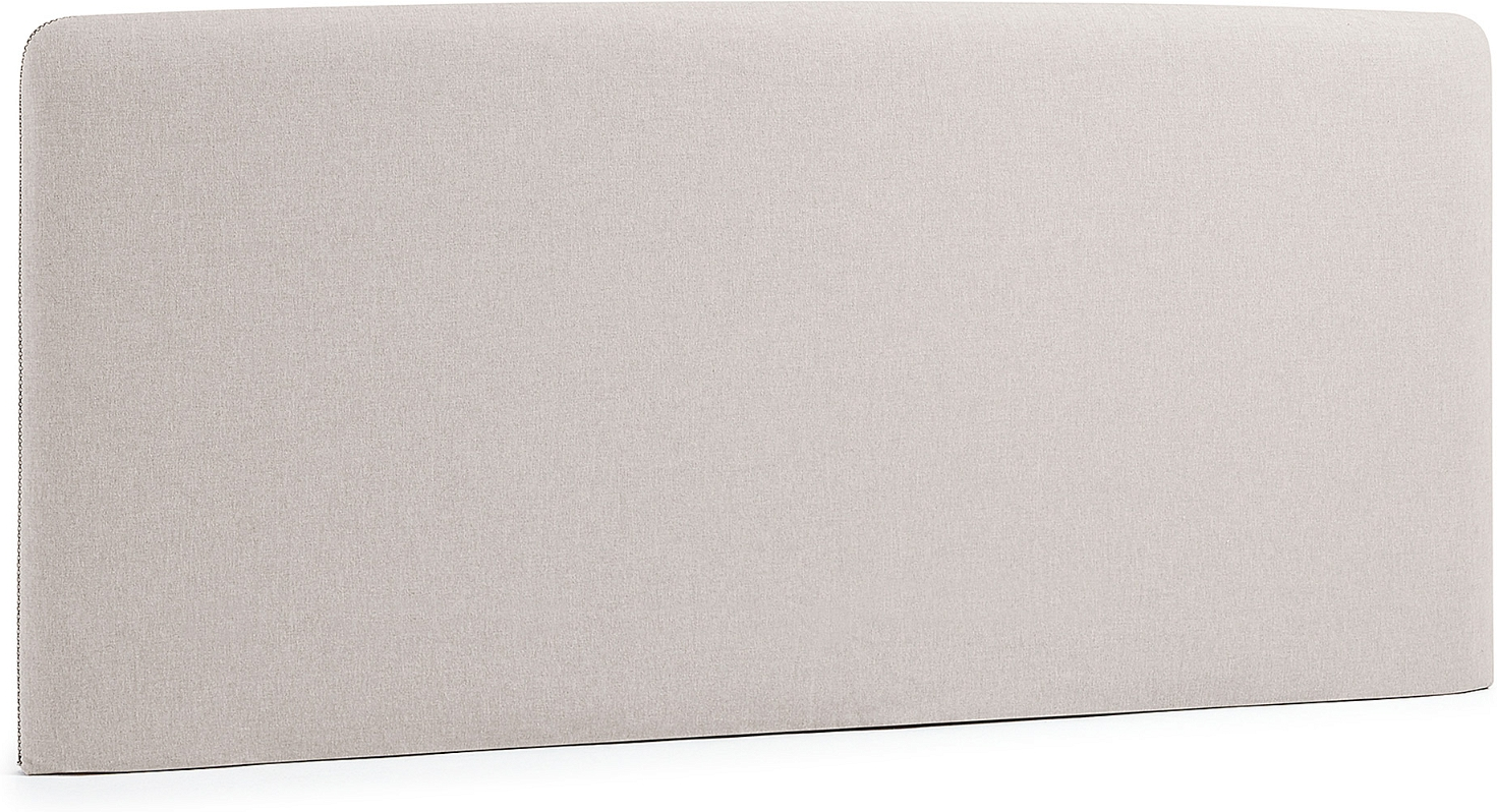 Sengegavl Kave Home Dyla Polstret 100 Polyester Beige 178x76x7 Cm Nordisk Design