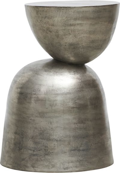 Side- Og Hjørnebord House Doctor Heena ø40   H55 Cm Metal Oxideret Aluminium