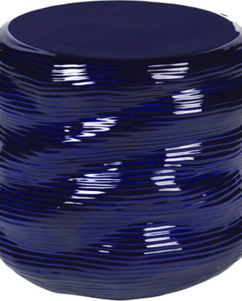 Sidebord Broste Copenhagen Earthenware Stentøj Mørkeblå 44x42 Cm