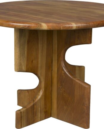 Sidebord Morgan Småbord Fra Dutchbone   Akacietræ ø60   H45 Cm Kaffe-tone