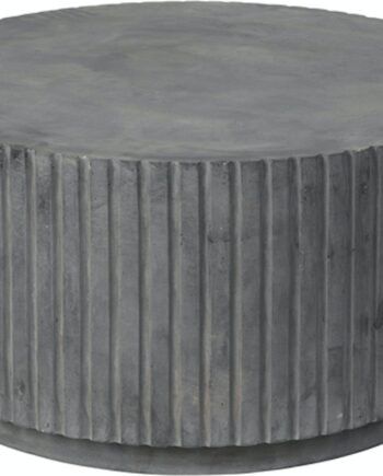 Sidebord   Småbord Broste Copenhagen Rillo Grå Fibercement ø75   H35 Cm
