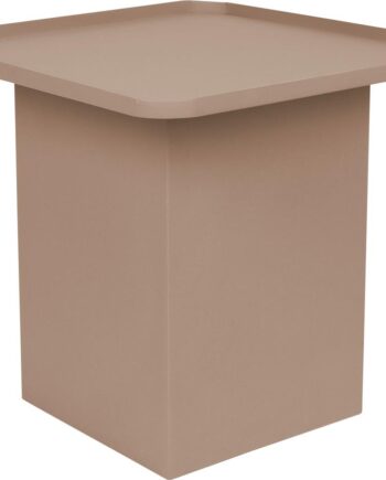 Sidebord   Småbord Studio White Sverre 44ã 44ã 40 Cm Stengrå Belagt Metal