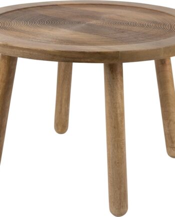 Sidebord   Småbord Zuiver Dendron Mangotræ Nougat ø60 H40
