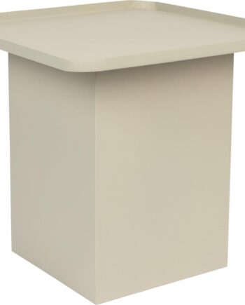 Sidebord Studio White Sverre Lysgråt Metal 44   44   40 Cm Samlet