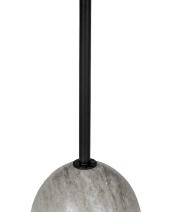 Sidebord Zuiver Cocktail Massivt Stengrå Marmor ø25   H52 Cm
