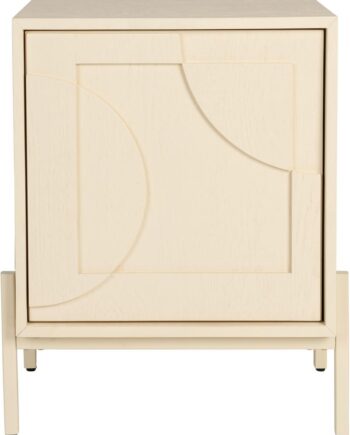 Sidebord Zuiver Faces Perlemor Egetræ   Jern 45ã 35ã 60 Cm