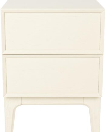 Sidebord Zuiver June Lakeret Egetræ Beige Med   Skuffer 60x45x45 Cm