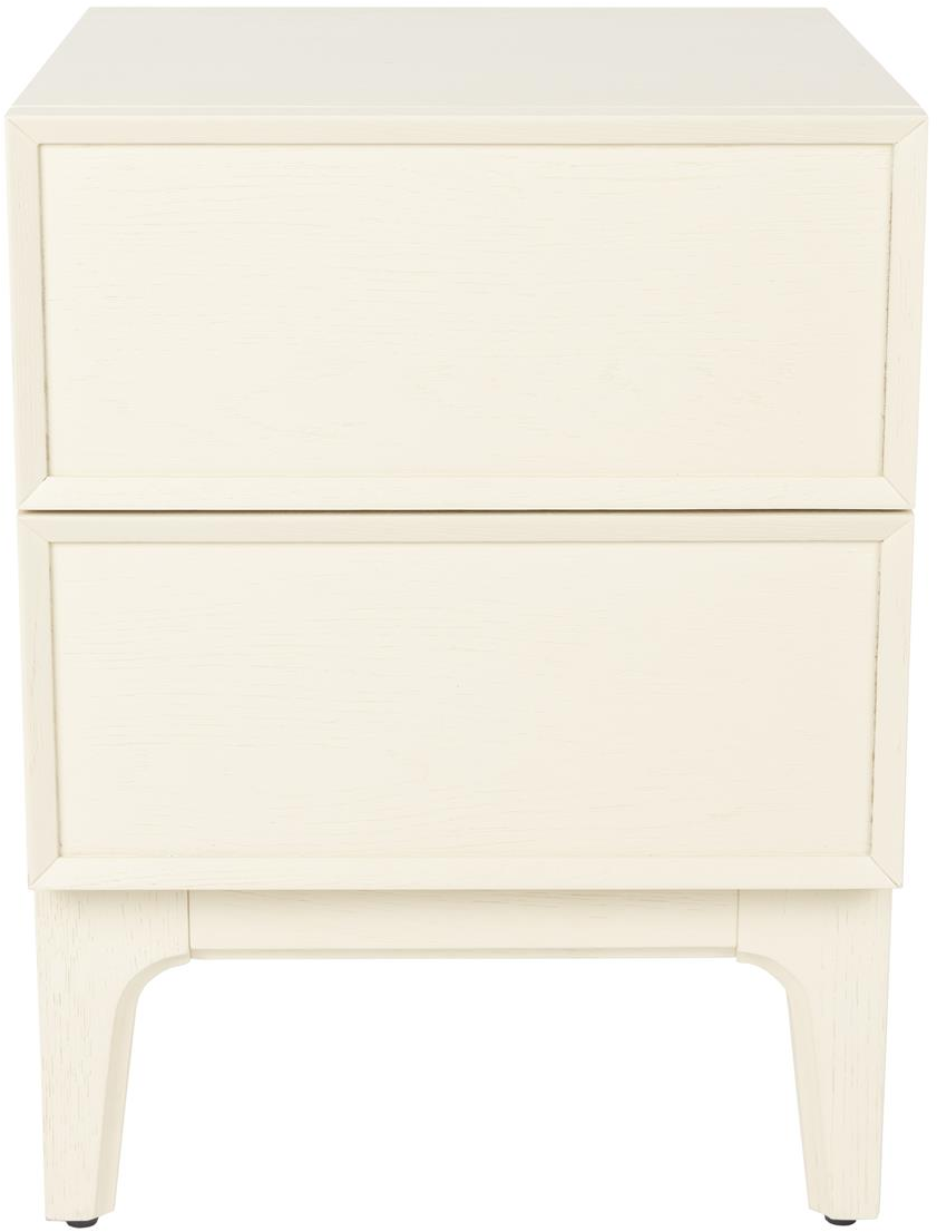 Sidebord Zuiver June Lakeret Egetræ Beige Med Skuffer 60x45x45 Cm