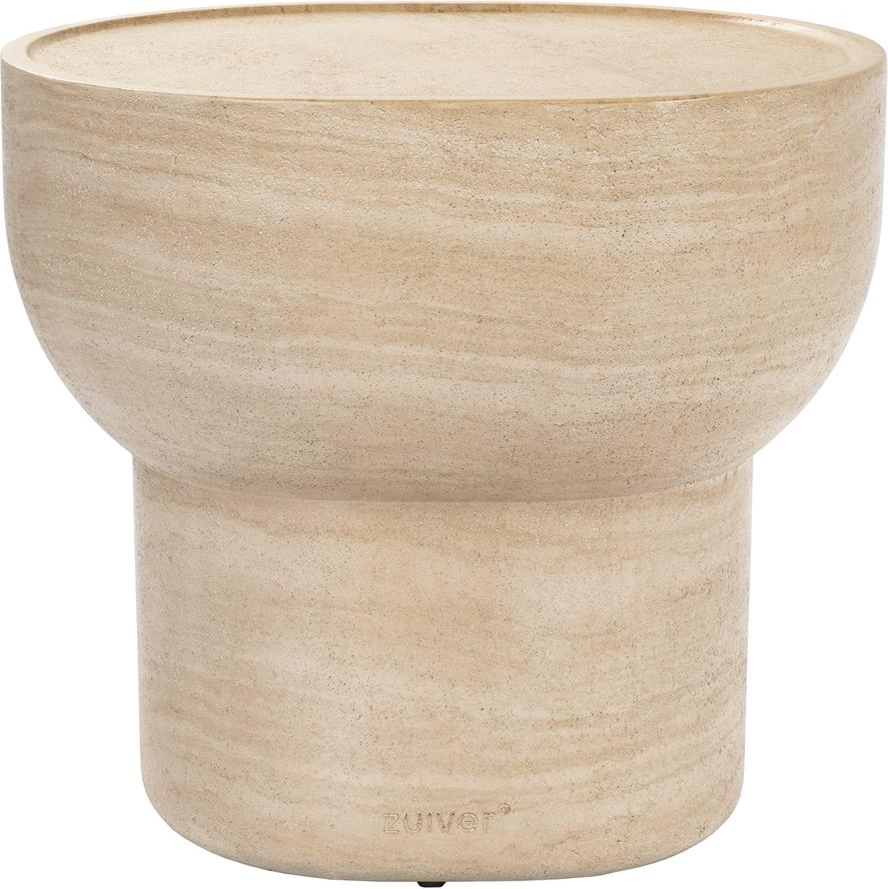 Sidebord Zuiver Noble Stenlysgrå Beton 50x42x46 Cm