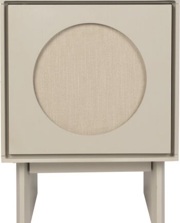 Sidebord Zuiver Twin Lysgrå   Mdf Akacietræ H59xb44xl40 Cm