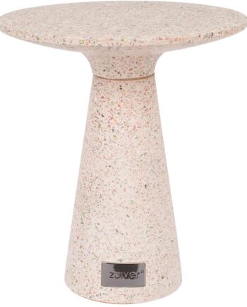 Sidebord Zuiver Victoria ø41   H47 Cm Terrazzo Perlemor