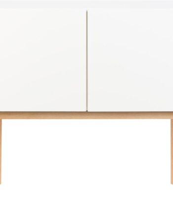 Skænk Zuiver On Wood Offwhite Mdf Med Egetræsben H80xb90xd40 Cm