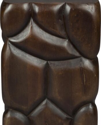 Skammel Dutchbone Brooklyn   Solidt Antracit Mangotræ H45   B30   L30 Cm