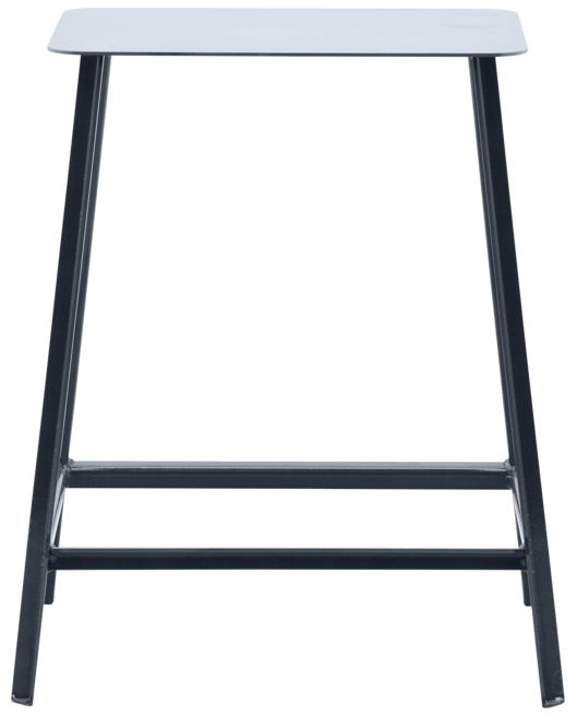 Skammel House Doctor Rag Stål Taburet 50x26x36 Cm Mørk Jern