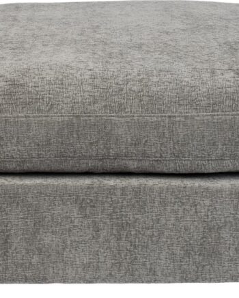 Skammel Zuiver Hocker Grå Stof 92x92x47 Cm