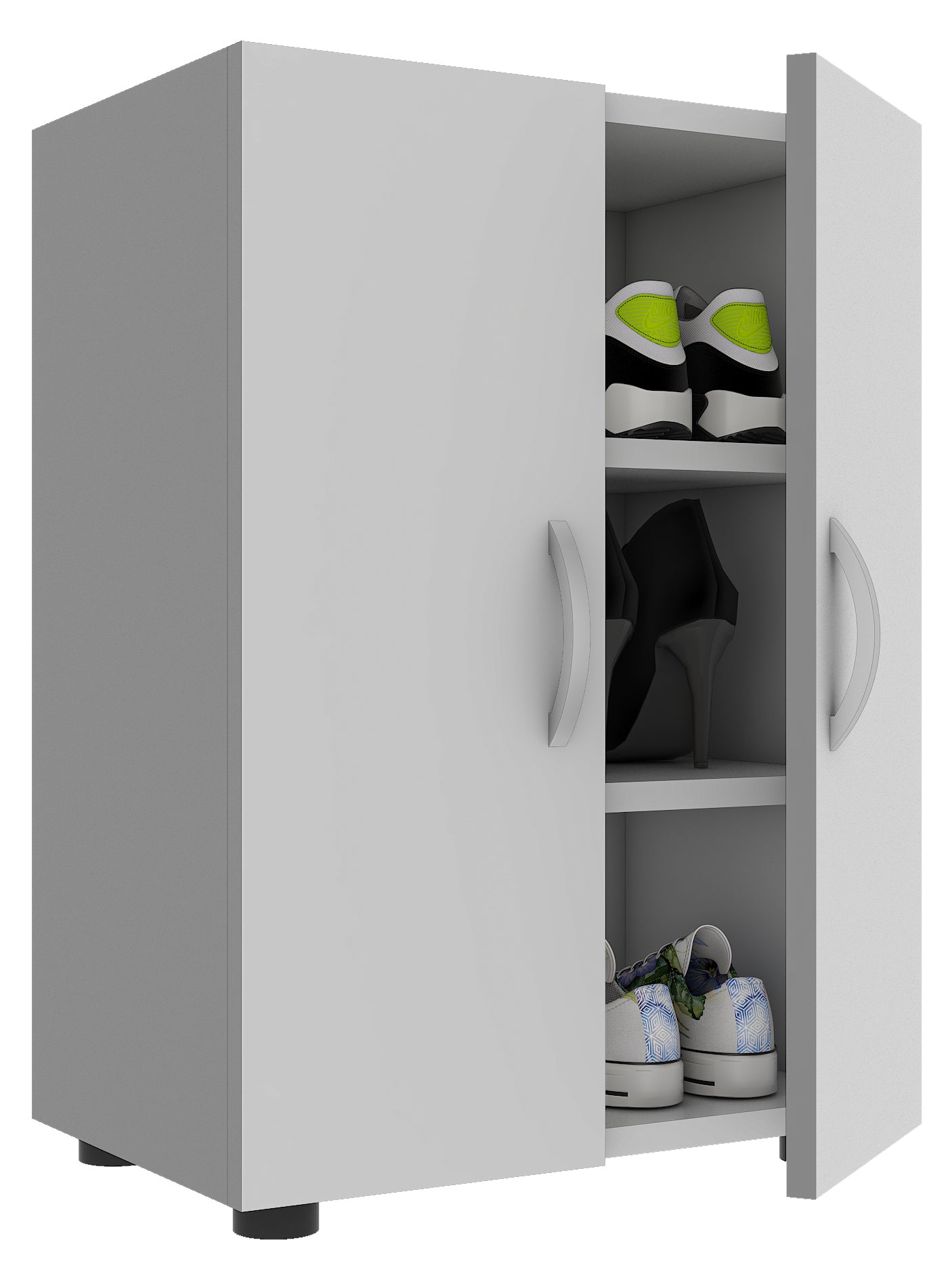Skoskab     74      49      30 Cm  Hvid