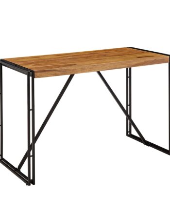 Skrivebord   Massivt Sheeshamtræ  120x60x77cm  Brun