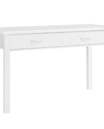 Skrivebord Med   Skuffer   Tidløst Design  120   50   77 Cm  Hvid