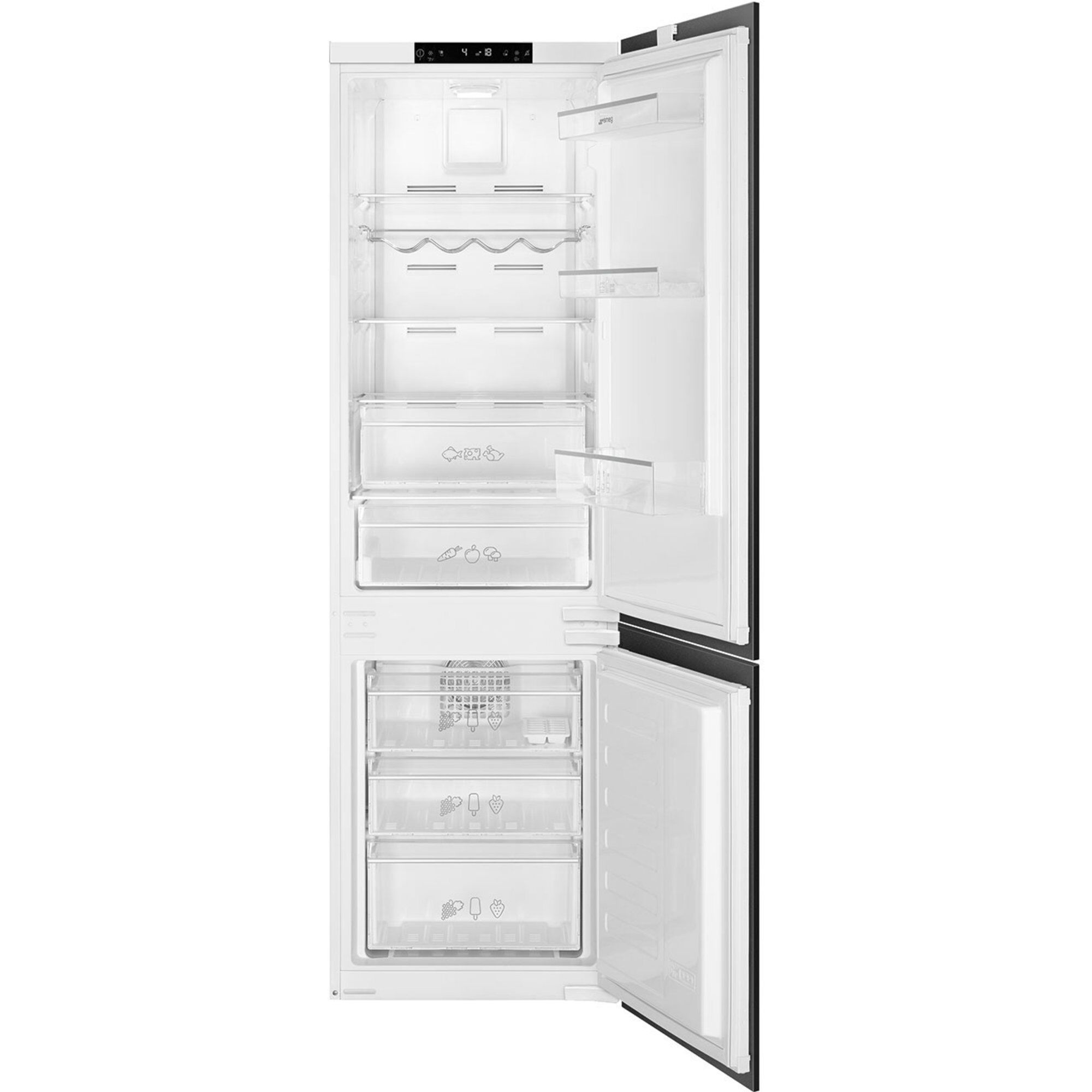 Smeg C8174tne Integreret Køle- Fryseskab