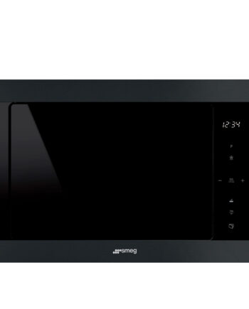 Smeg Fmi325n Indbygget Mikrobølgeovn 25 Liter  Mat Sort