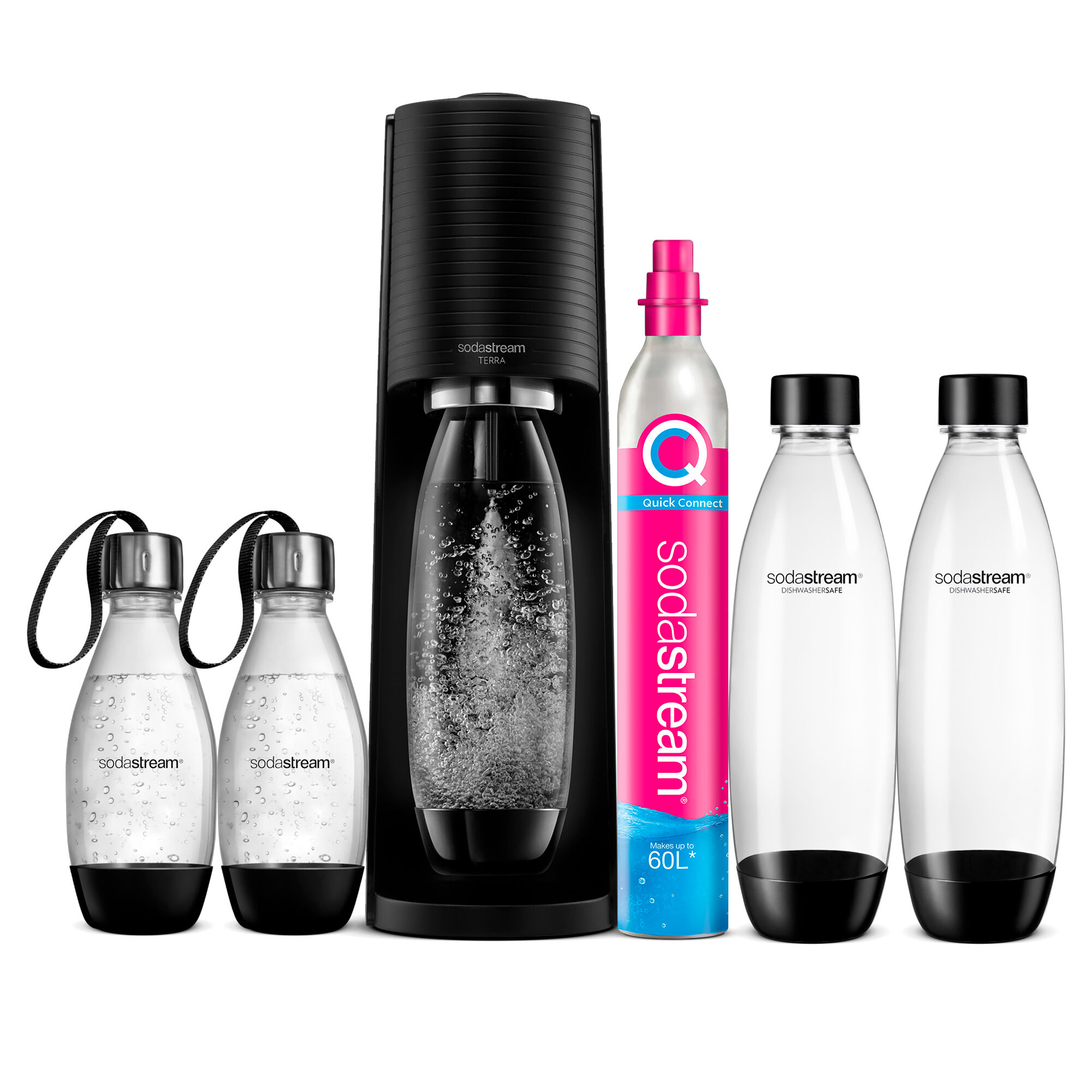Sodastream Terra Kulsyremaskine Gigapack Sort