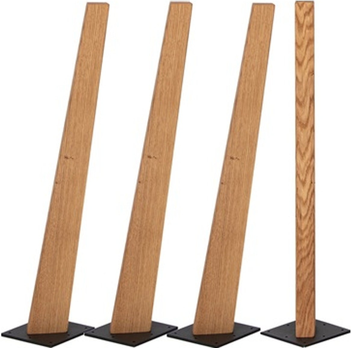 Sofaben House Of Sander Frigg Egetræ Natur 45 Cm Slanke Møbelben Sæt Med