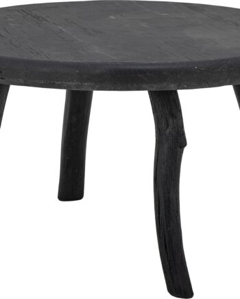 Sofabord Bloomingville Milos ø70ã 43 Cm Kaffebord Sort Genanvendt Træ