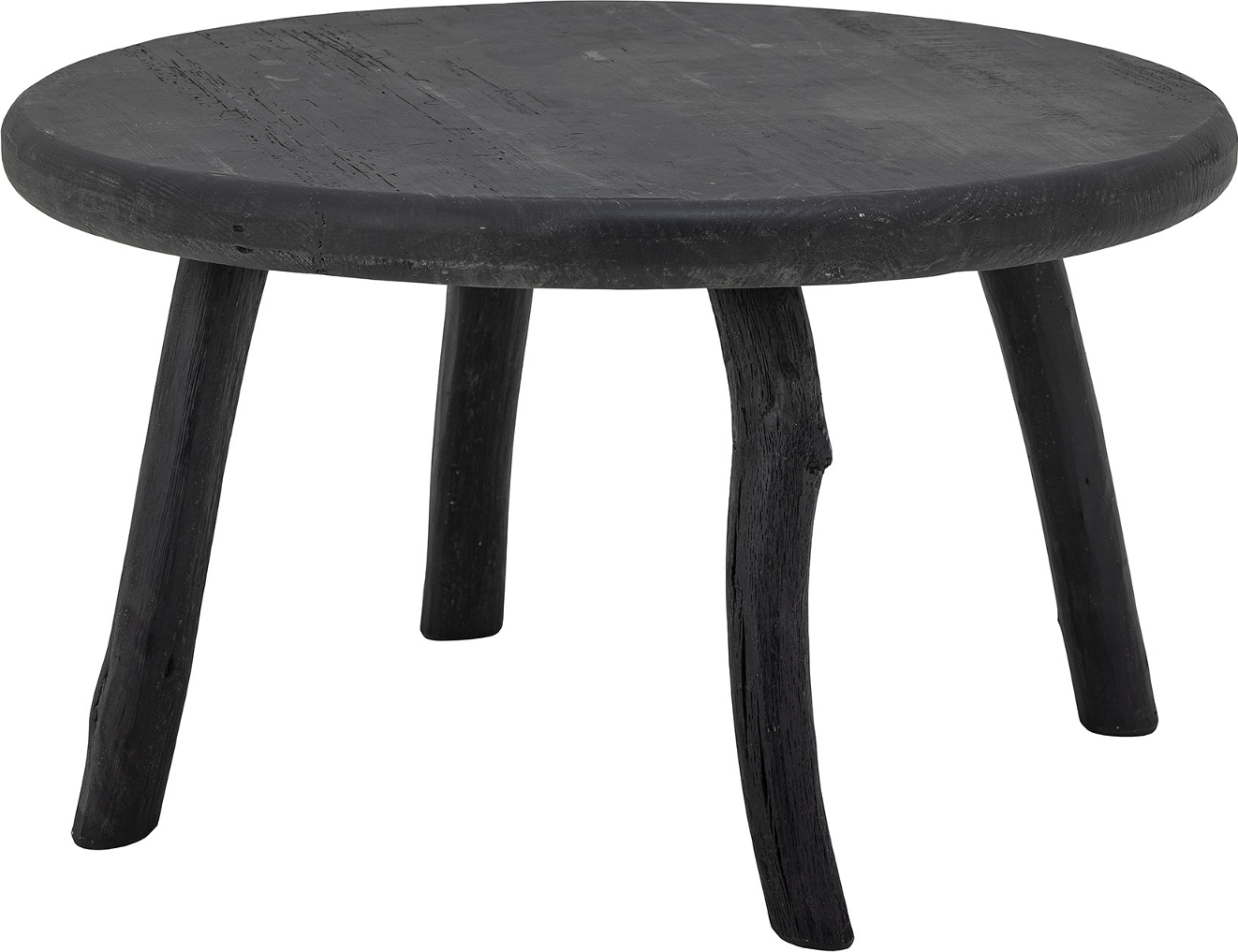 Sofabord Bloomingville Milos ø70ã 43 Cm Kaffebord Sort Genanvendt Træ