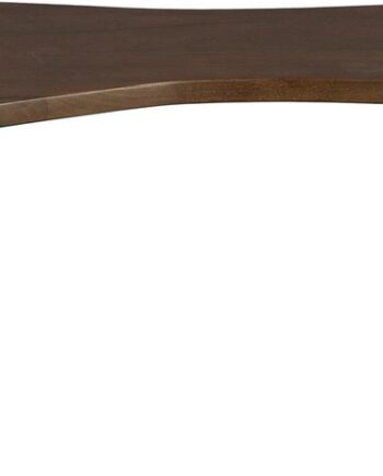 Sofabord Dutchbone Tilon 110x60x40 Cm Mørkebrun Mangotræ Kaffebord Asymmetrisk
