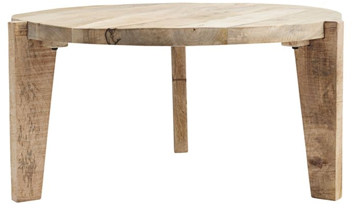 Sofabord House Doctor Bali Rundt Mangotræ Loungebord Natur ø80   H40 Cm