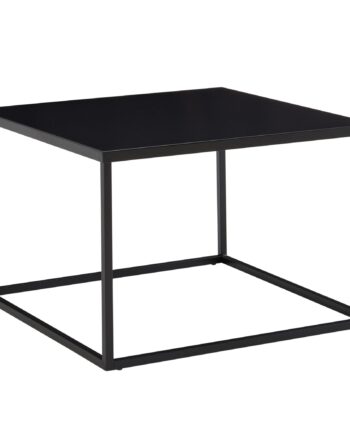 Sofabord   Industrielt Look  60x60x40 Cm  Metal  Sort