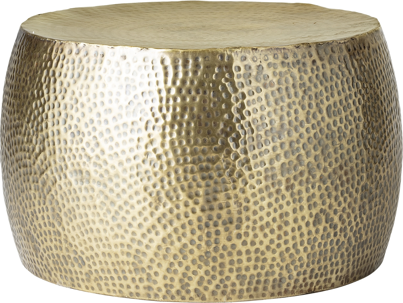 Sofabord Kaffebord Bloomingville Cozy Messing ø50   H34 Cm Jern