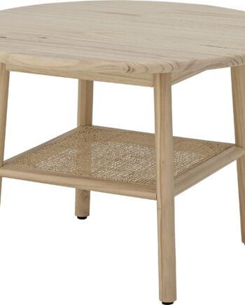 Sofabord Kaffebord Camma Bloomingville Natur ø60 H42 Cm Skandinavisk Design