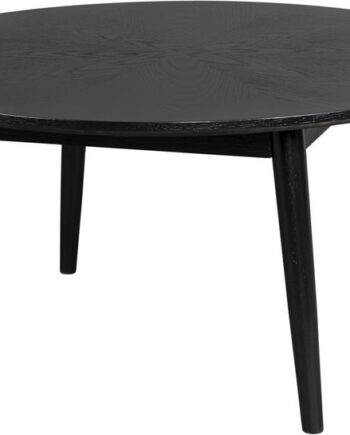 Sofabord   Kaffebord Studio White Fabio Rund Askegrå Egetræsfiner ø80   H40 Cm