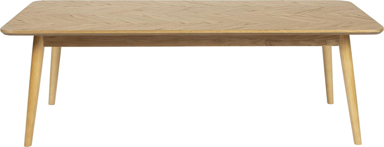 Sofabord Studio White Fabio Egetræ Natur 120 60 40 Cm