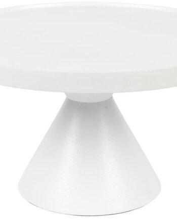 Sofabord Zuiver Floss Loungebord   60 Cm Offwhite Aluminium
