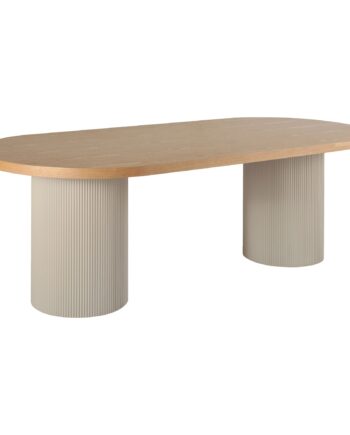 Solva Spisebord Spisebord  Ask  Natur Sand 100x220x75 Cm