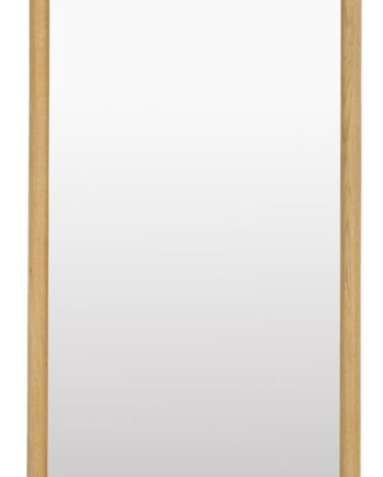 Spejl Studio White Solene Rektangulært Vægspejl   Egetræ 160   58 Cm Natur